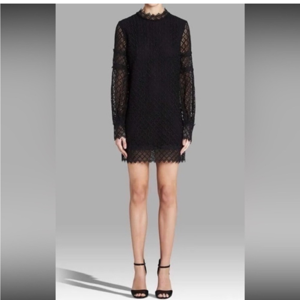 IRO long sleeved kara lace dress